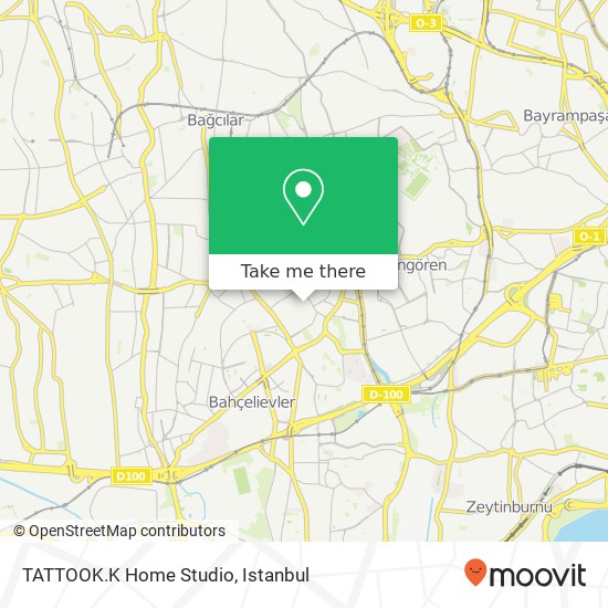 TATTOOK.K Home Studio map