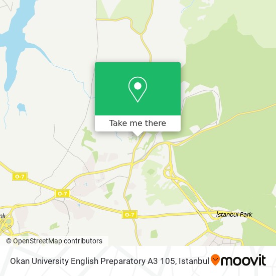 Okan University English Preparatory A3 105 map