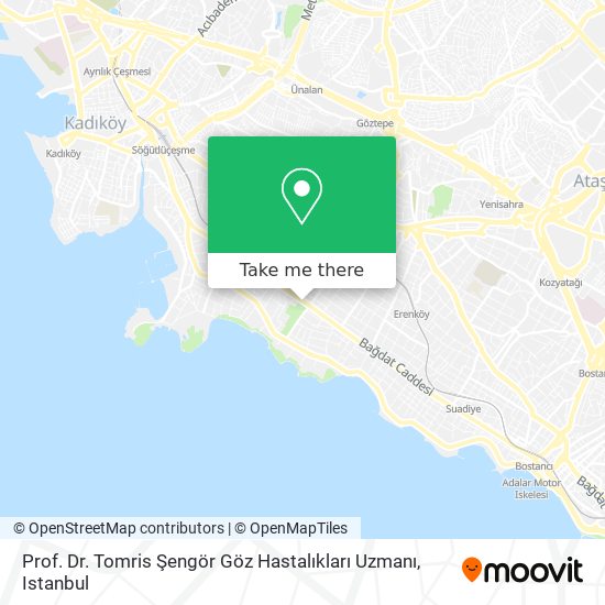 Prof. Dr. Tomris Şengör Göz Hastalıkları Uzmanı map