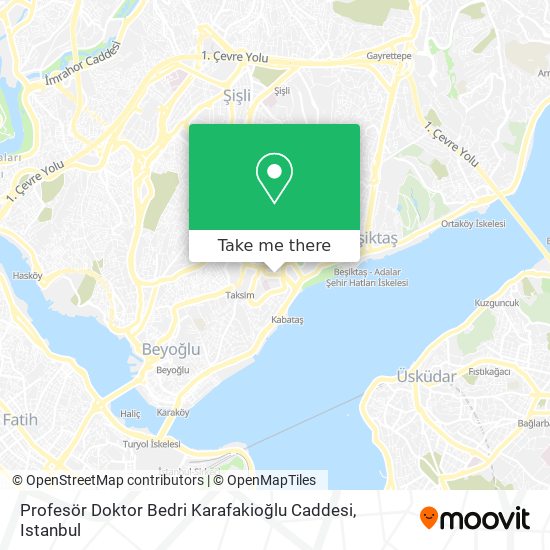 Profesör Doktor Bedri Karafakioğlu Caddesi map