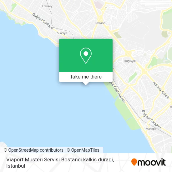 Viaport Musteri Servisi  Bostanci kalkis duragi map