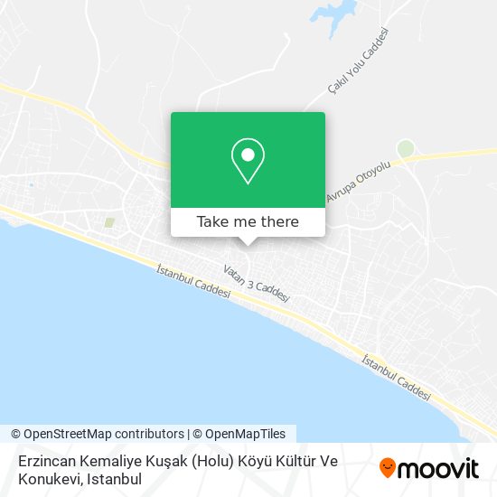 Erzincan Kemaliye Kuşak (Holu) Köyü Kültür Ve Konukevi map