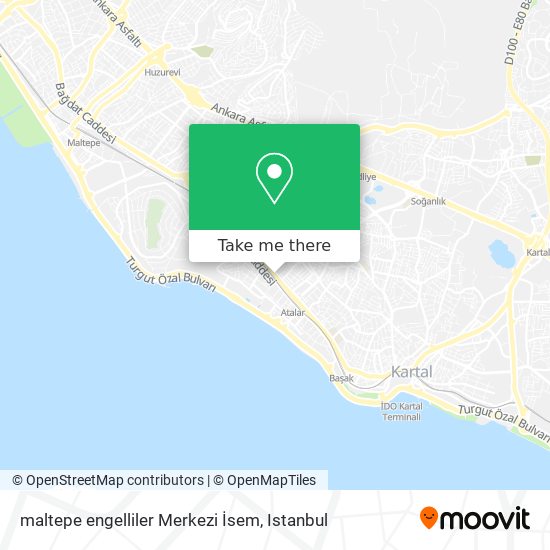 maltepe engelliler Merkezi İsem map