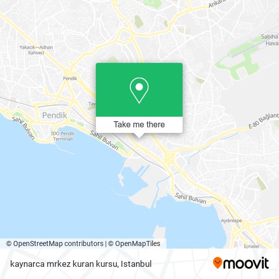 kaynarca mrkez kuran kursu map