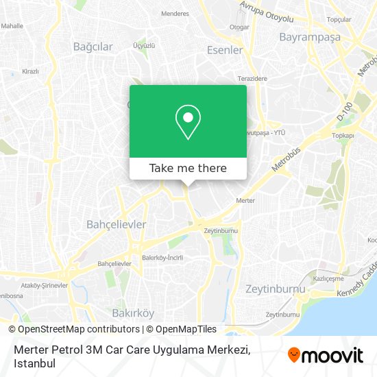 Merter Petrol 3M Car Care Uygulama Merkezi map