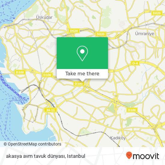 akasya avm tavuk dünyası map