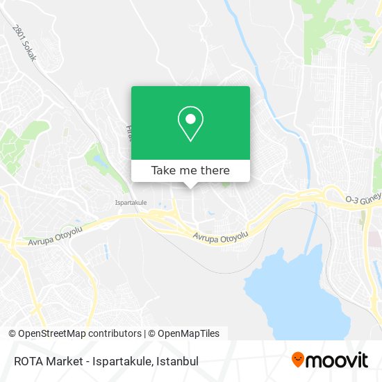 ROTA Market - Ispartakule map