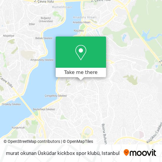 murat okunan Üsküdar kickbox spor klubü map