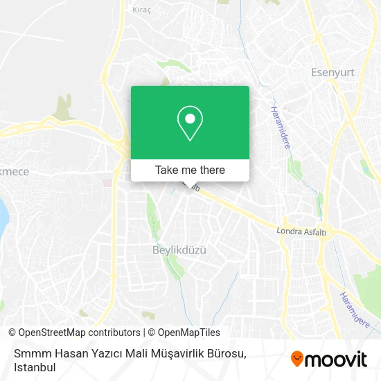 Smmm Hasan Yazıcı Mali Müşavirlik Bürosu map