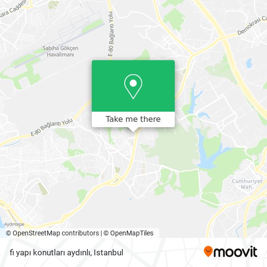 fi yapı konutları aydınlı map