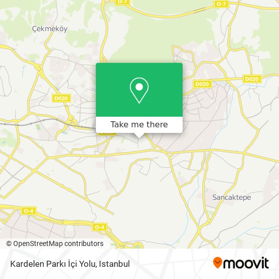 Kardelen Parkı İçi Yolu map