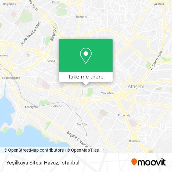 Yeşilkaya Sitesi Havuz map