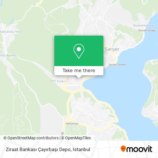 Ziraat Bankası Çayırbaşı Depo map