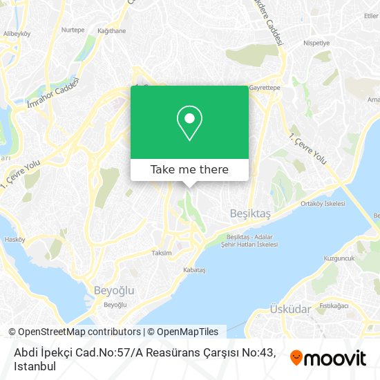 Abdi İpekçi Cad.No:57 / A Reasürans Çarşısı No:43 map