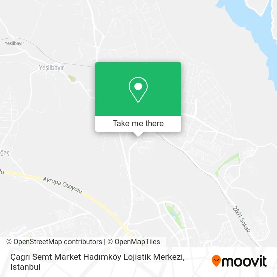 Çağrı Semt Market Hadımköy Lojistik Merkezi map