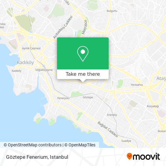 Göztepe Fenerium map