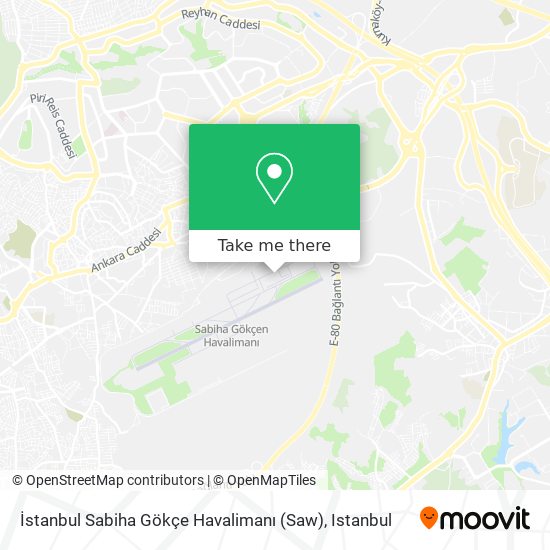 İstanbul Sabiha Gökçe Havalimanı (Saw) map