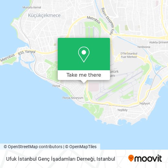 Ufuk İstanbul Genç İşadamları Derneği map