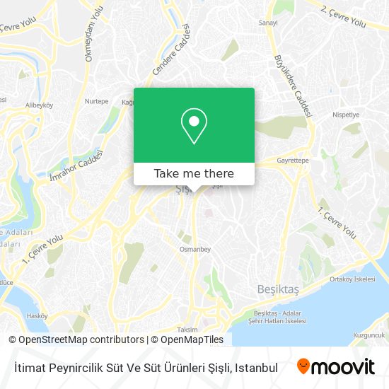 İtimat Peynircilik Süt Ve Süt Ürünleri Şişli map