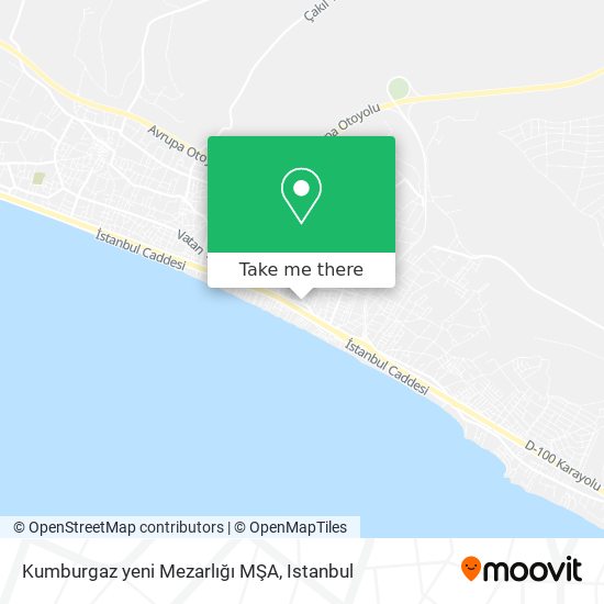 Kumburgaz yeni Mezarlığı MŞA map