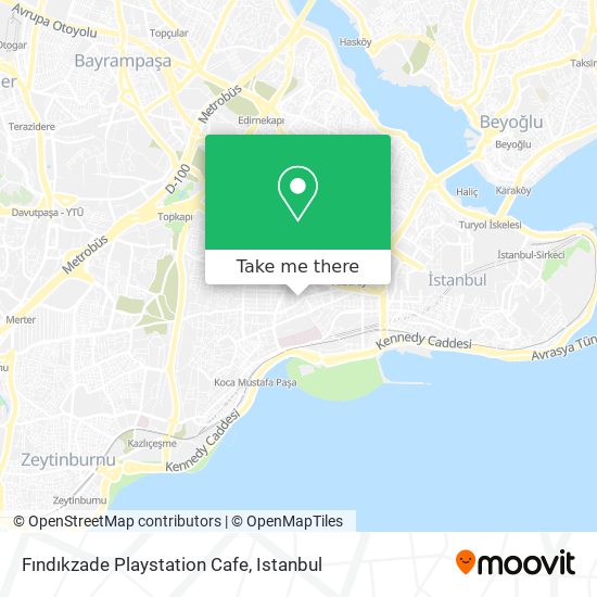 Fındıkzade Playstation Cafe map