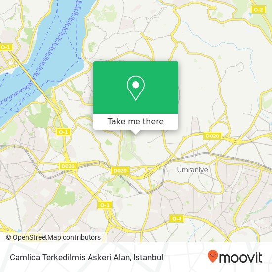 Camlica Terkedilmis Askeri Alan map