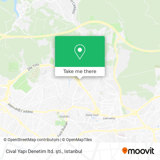 Cival Yapı Denetim ltd. şti. map