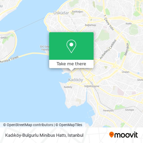 Kadıköy-Bulgurlu Minibus Hattı map