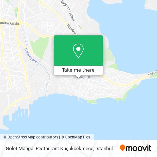 Gölet Mangal Restaurant Küçükçekmece map