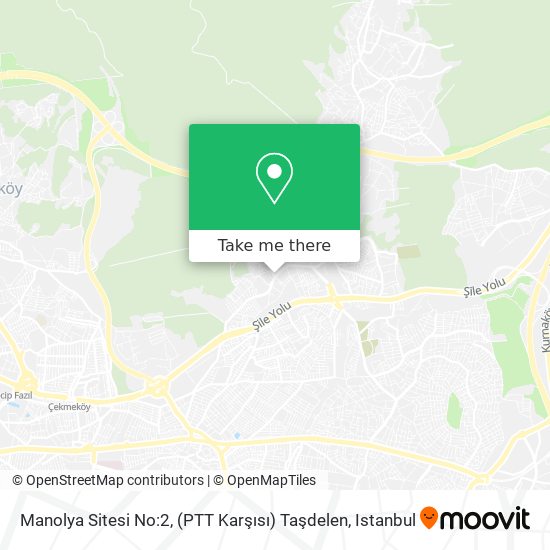 Manolya Sitesi No:2, (PTT Karşısı) Taşdelen map