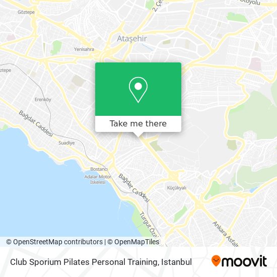 Club Sporium Pilates Personal Training map