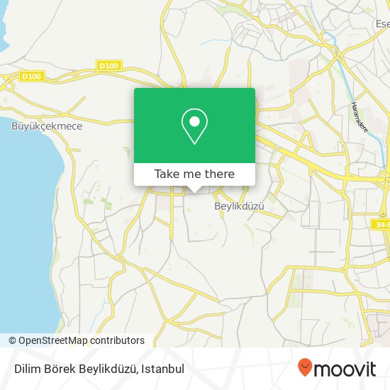 Dilim Börek Beylikdüzü map