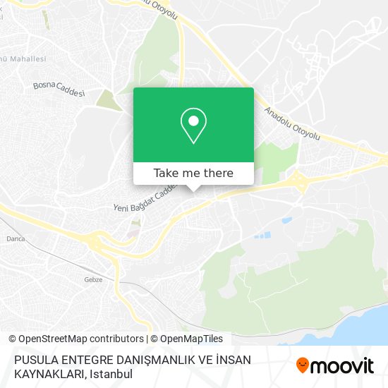 PUSULA ENTEGRE DANIŞMANLIK VE İNSAN KAYNAKLARI map