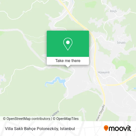 Villa Saklı Bahçe Polonezköy map