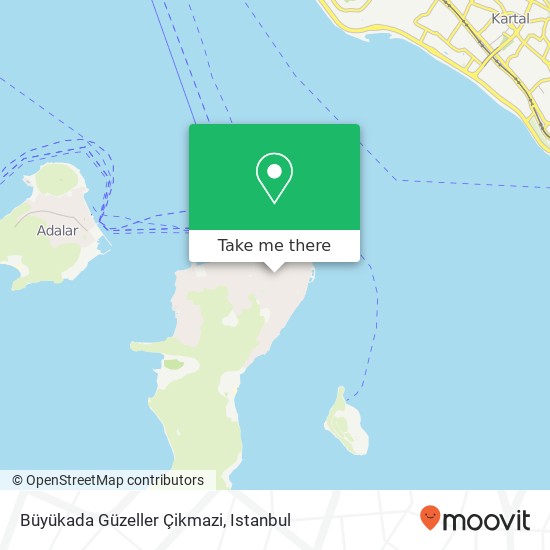 Büyükada Güzeller Çikmazi map