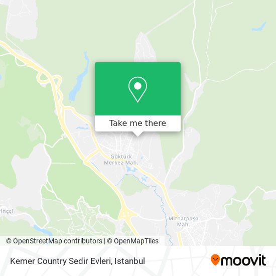 Kemer Country Sedir Evleri map