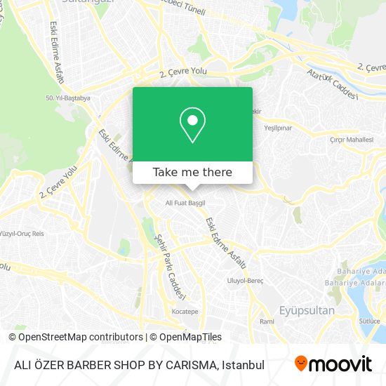 ALI ÖZER BARBER SHOP BY CARISMA map