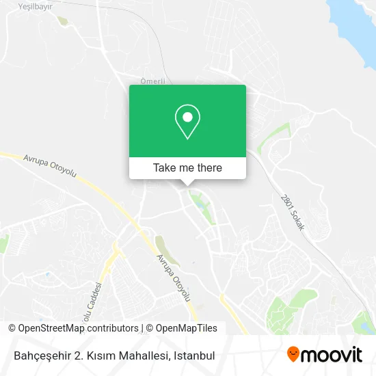 Bahçeşehir 2. Kısım Mahallesi map