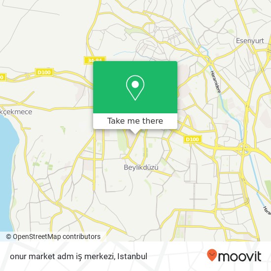 onur market adm iş merkezi map