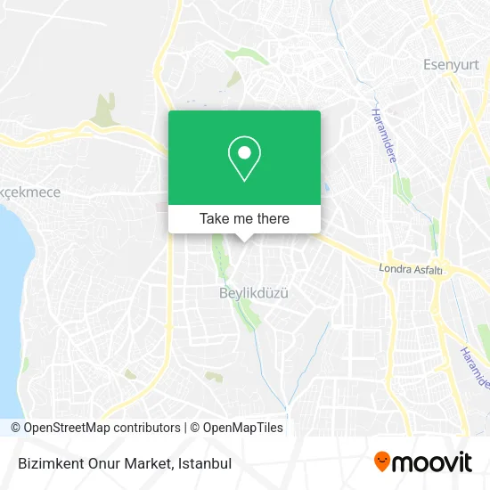 Bizimkent Onur Market map