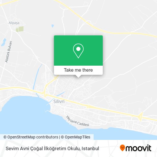 Sevim Avni Çoğal İlköğretim Okulu map