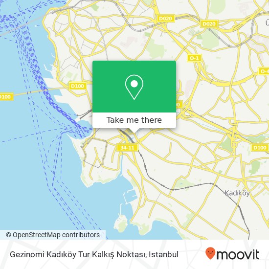 Gezinomi Kadıköy Tur Kalkış Noktası map