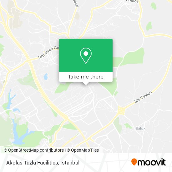 Akplas Tuzla Facilities map