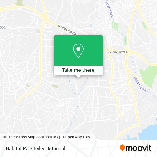 Habitat Park Evleri map