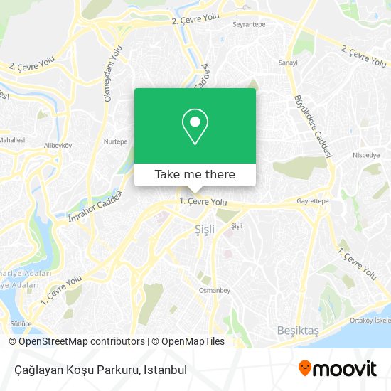 Çağlayan Koşu Parkuru map