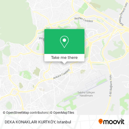 DEKA KONAKLARI KURTKÖY map