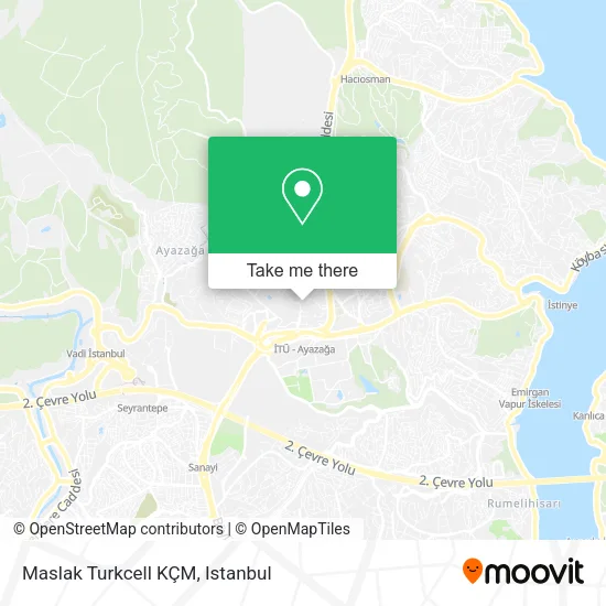 Maslak Turkcell KÇM map