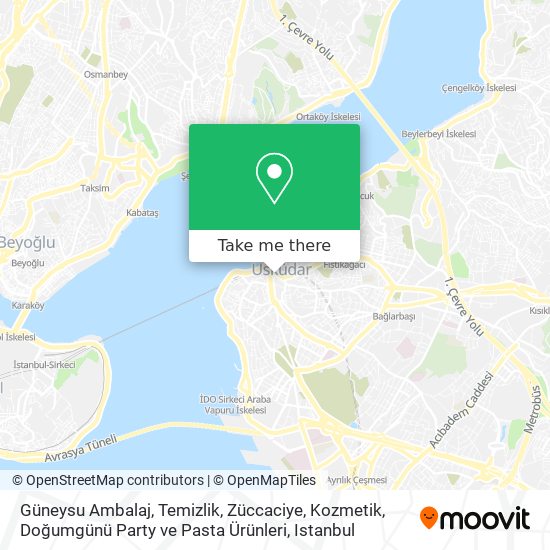 Güneysu Ambalaj, Temizlik, Züccaciye, Kozmetik, Doğumgünü Party ve Pasta Ürünleri map