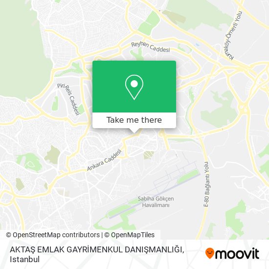 AKTAŞ EMLAK GAYRİMENKUL DANIŞMANLIĞI map