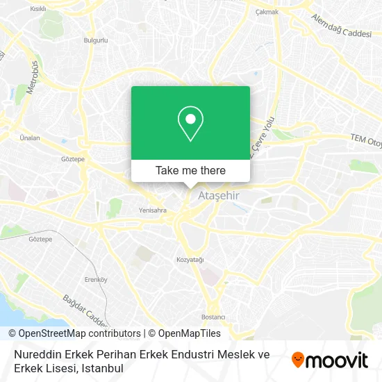 Nureddin Erkek Perihan Erkek Endustri Meslek ve Erkek Lisesi map